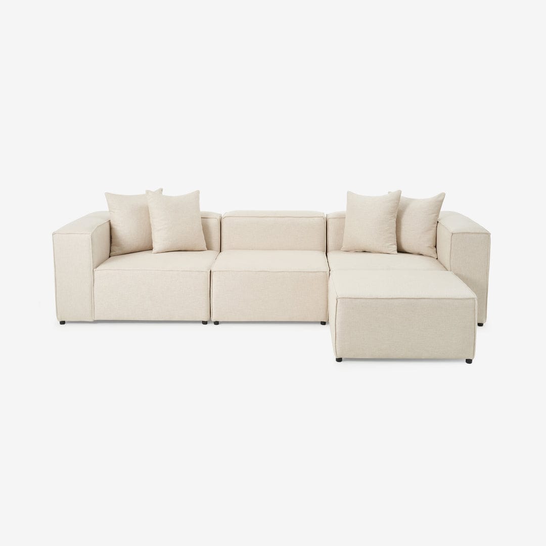 Canapea Cloud modulara amplasata in living contemporan