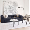Canapea Frame Navy amplasata in living modern