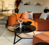 Canapea modulara Frame Cinnamon cu design modern, sezut generos si structura modulara