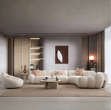 Coltar modular boucle Molivo cu design contemporan