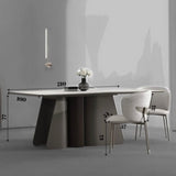 Masă de dining modernă COLȚ cu design organic contemporan