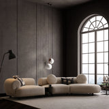 Set canapea albă Noir Luxe, design modern