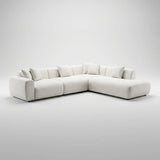 Canapea modulara Aura Cream configurabila pentru living