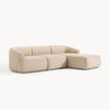 Canapea Coltar Sofia Boucle – Design elegant si confort premium