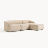 Canapea Coltar Sofia Boucle – Design elegant si confort premium