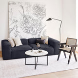 Canapea Frame Navy amplasata in living modern